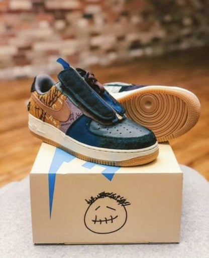 Nik_e Airforce 1 X Travis Scott Cactus Jack Semi UA Fix