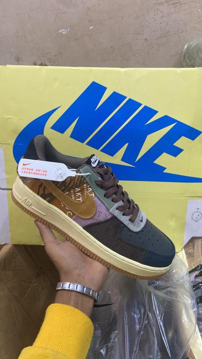 Nik_e Airforce 1 X Travis Scott Cactus Jack Semi UA Fix