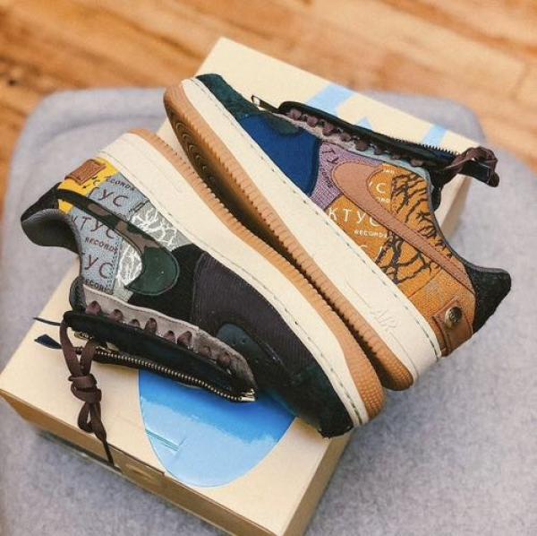 Nik_e Airforce 1 X Travis Scott Cactus Jack Semi UA Fix