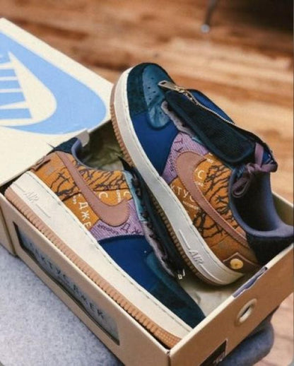 Nik_e Airforce 1 X Travis Scott Cactus Jack Semi UA Fix