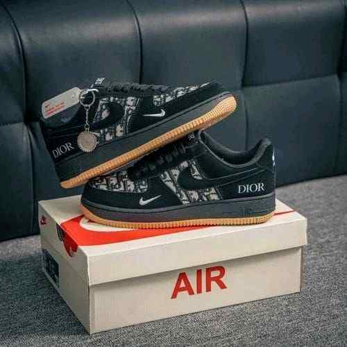 nikee airforce 1 low dioorr black