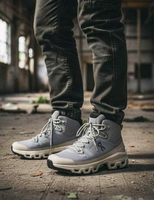 OnCloudRock Mid WP Hiking & Trail Alloy Ice