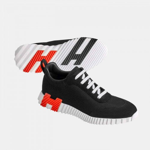 HERMEES BOUNCING TRAINERS BLACKORANGE