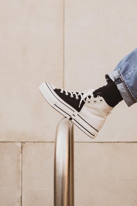 Convers.e x Feng Chen Wang Chuck 70 2-in-1 High Ivory Black