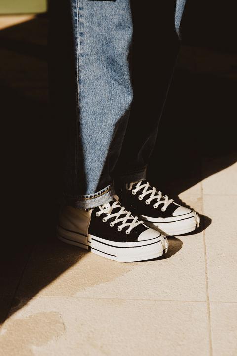 Convers.e x Feng Chen Wang Chuck 70 2-in-1 High Ivory Black