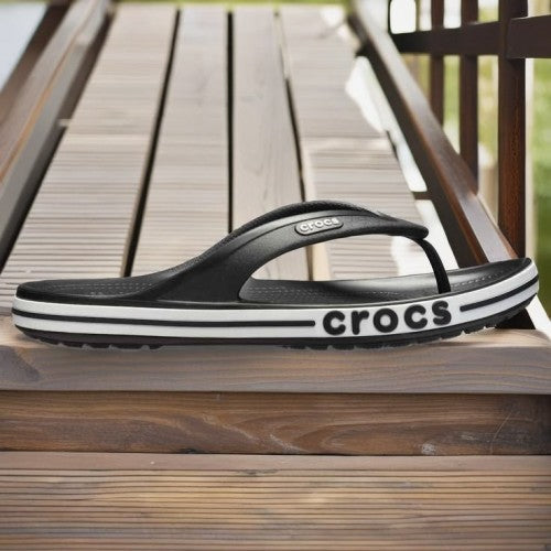 CROCCS BAYABAND FLIP FLOP BLACK FOR MEN