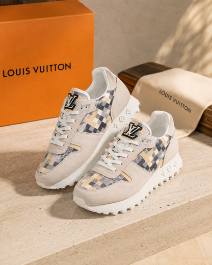 LOUUIS VUITTON RUNWAY SNEAKER EMBROSSED MULTI