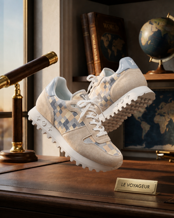 LOUUIS VUITTON RUNWAY SNEAKER EMBROSSED MULTI