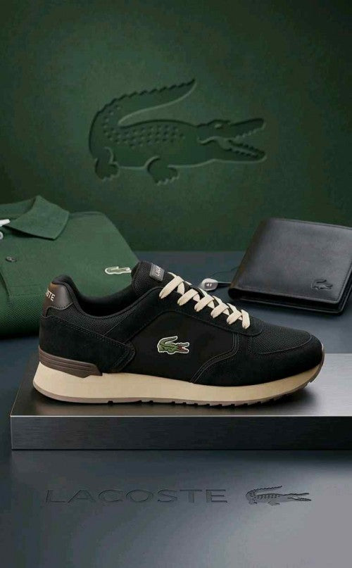 LACOST.E BLANCO VERDE BLACK BROWN SNEAKER