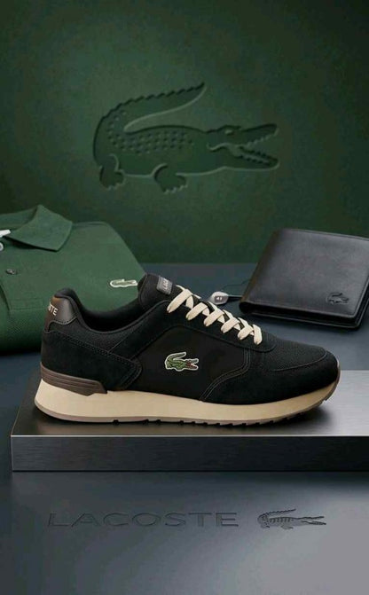 LACOST.E BLANCO VERDE BLACK BROWN SNEAKER
