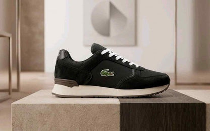 LACOST.E BLANCO VERDE BLACK BROWN SNEAKER