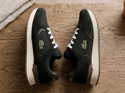 LACOST.E BLANCO VERDE BLACK BROWN SNEAKER
