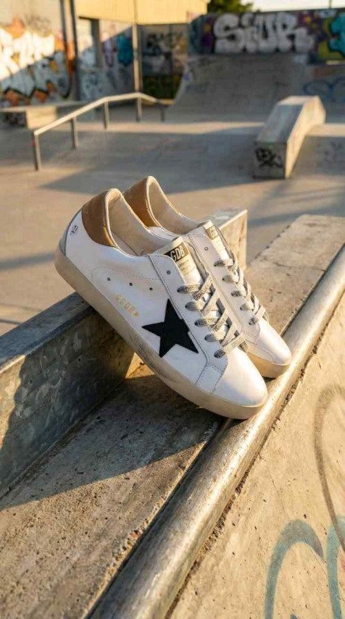 GOLDEN GOOSE SUPERSTAR DIRTY CASUAL SNEAKERS