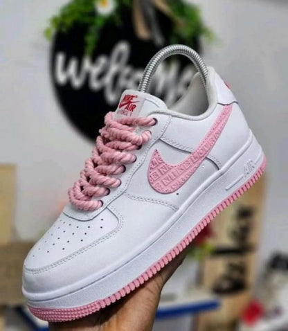 Nik airforce 1 valentine white pink for her 2025