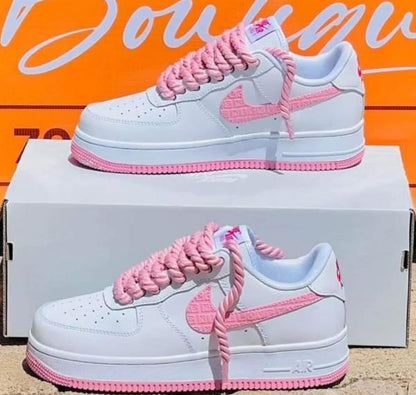 Nik airforce 1 valentine white pink for her 2025