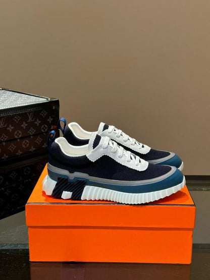HERME.S BOUNCING SNEAKER NAVY WHITE UA QUALITY