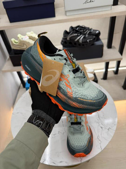 Asicss Trabuco Max 4 Trail Cold Moss Nova Orange 1170