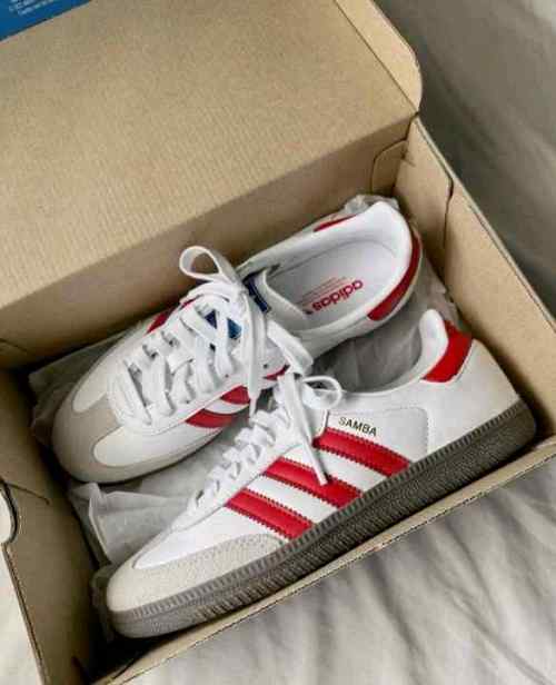 Addida s Samba OG White Red men