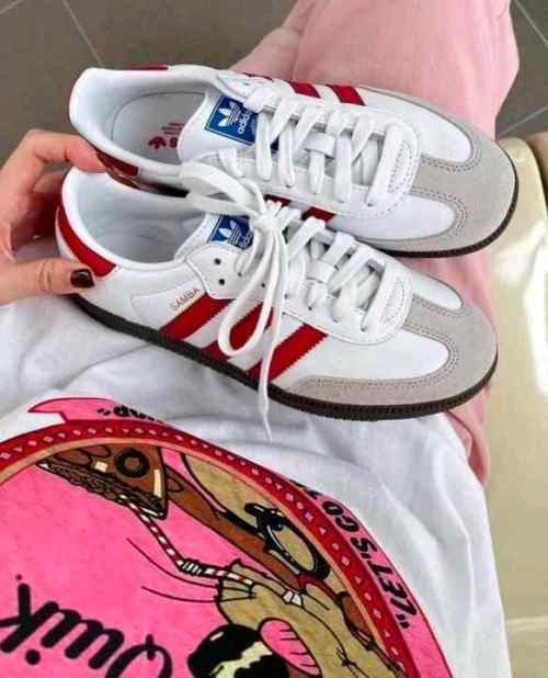 Addida s Samba OG White Red men