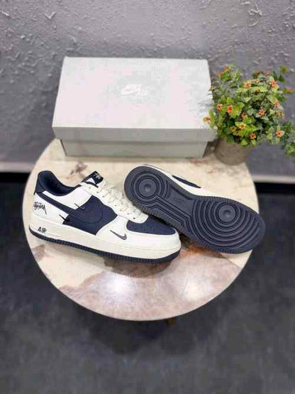 NIKEE AIRFORCE CUSTOM X STUSSY WHITE 2025