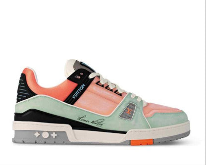 Louiss Vuitton Trainer Multi Orange sneakers