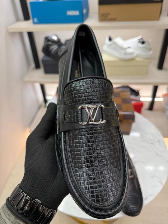 Loui s Vuttion premium quality Loafers full black