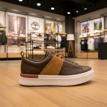 Timberland Brown Tan Leather Sneaker 0011