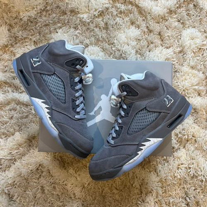 Air Jordan Retro 5 Wolf Grey Semi Ua