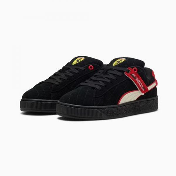 PUM_A SCUDERIA FERRARI SUEDE XL NITEFOX BLACK FIX