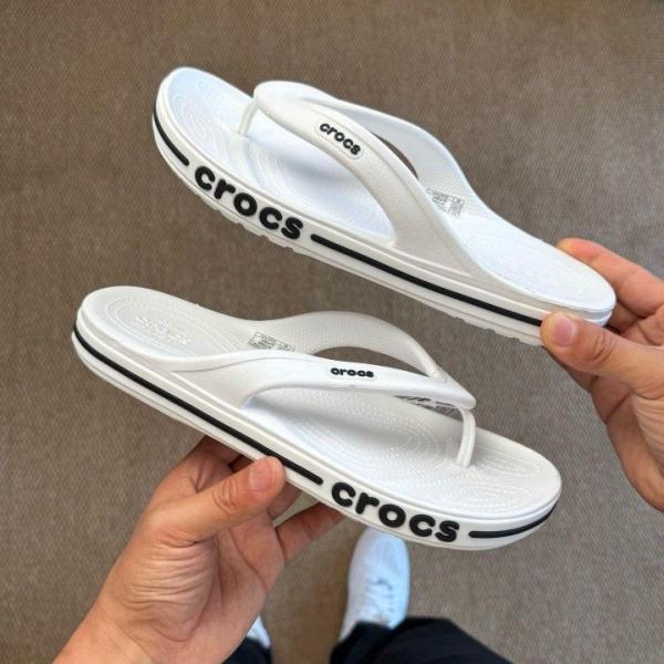 Croc.s Bayaband Slip White With Og Box And Carry Bag