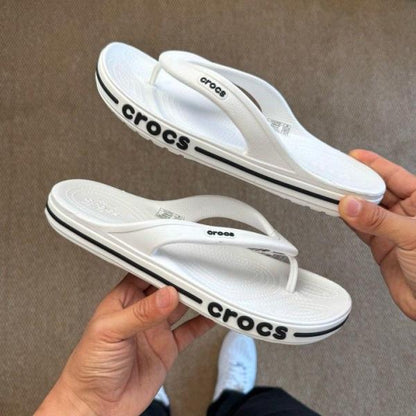 Croc.s Bayaband Slip White With Og Box And Carry Bag