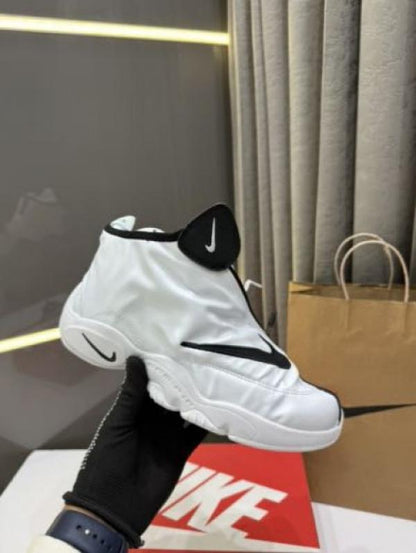 NIK_E AIR ZOOM FLIGHT GARY PAYTON WHITE BLACK MEAN FIX