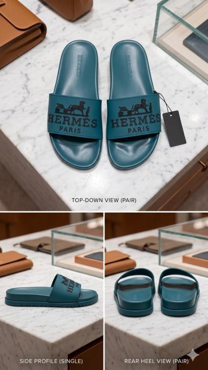 HERME.S PARIS LOGO GREEN