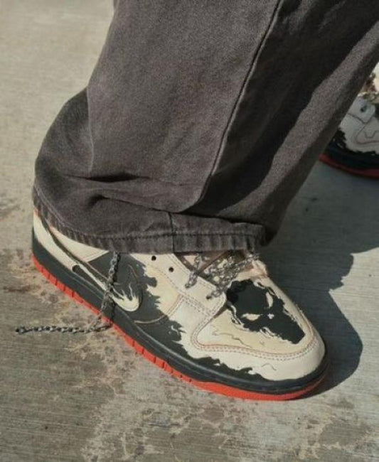 Nik_e Sb dunk Low Ghost Rider Fix