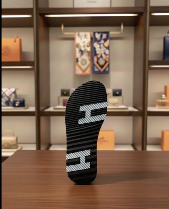 HERMMES INFRA THICK SOLE ITALIAN SLIDE BLACK 22