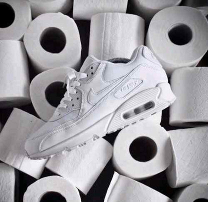 nikee airmax 90 essential triple white