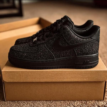NIK AIRFORCE 1 ALL BLACK GLITTER