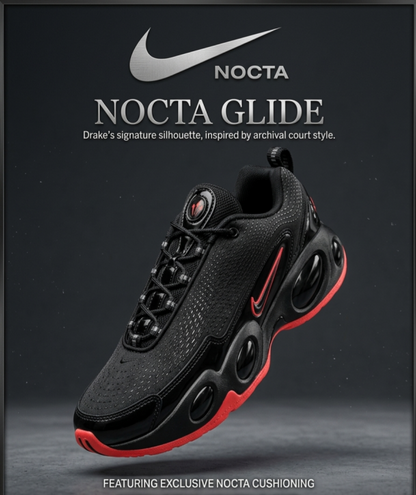 NIK.E NOCTA GLIDE BLACK RED