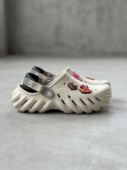 CROCCS ECHO BEIGE BLACK