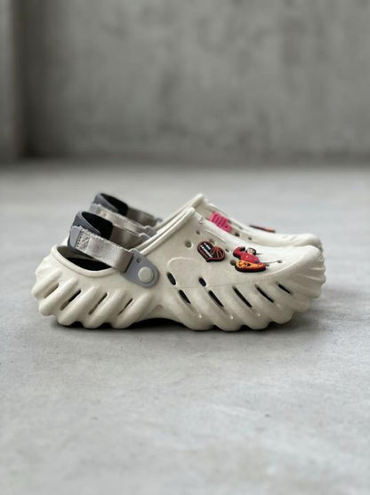 CROCCS ECHO BEIGE BLACK