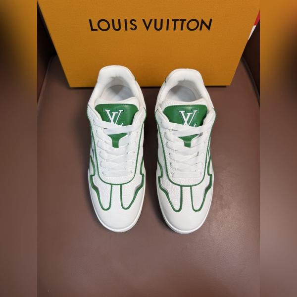 LOUI.S VUITTON TRAINER 2026 WHITE GREEN