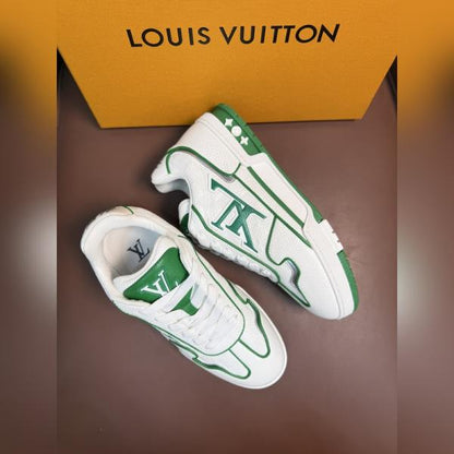 LOUI.S VUITTON TRAINER 2026 WHITE GREEN