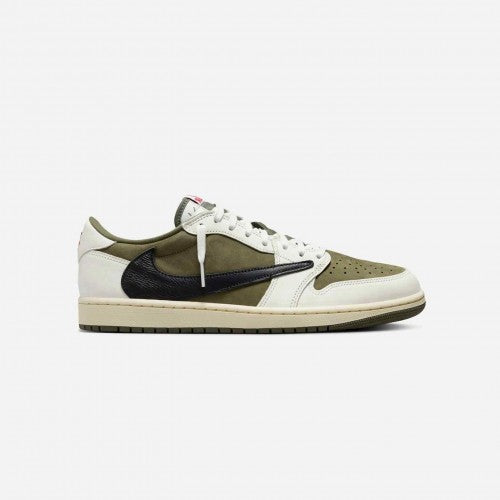 Nikee Air Jordan 1 X Travis Scott Retro Low OG Sp Medium Olive