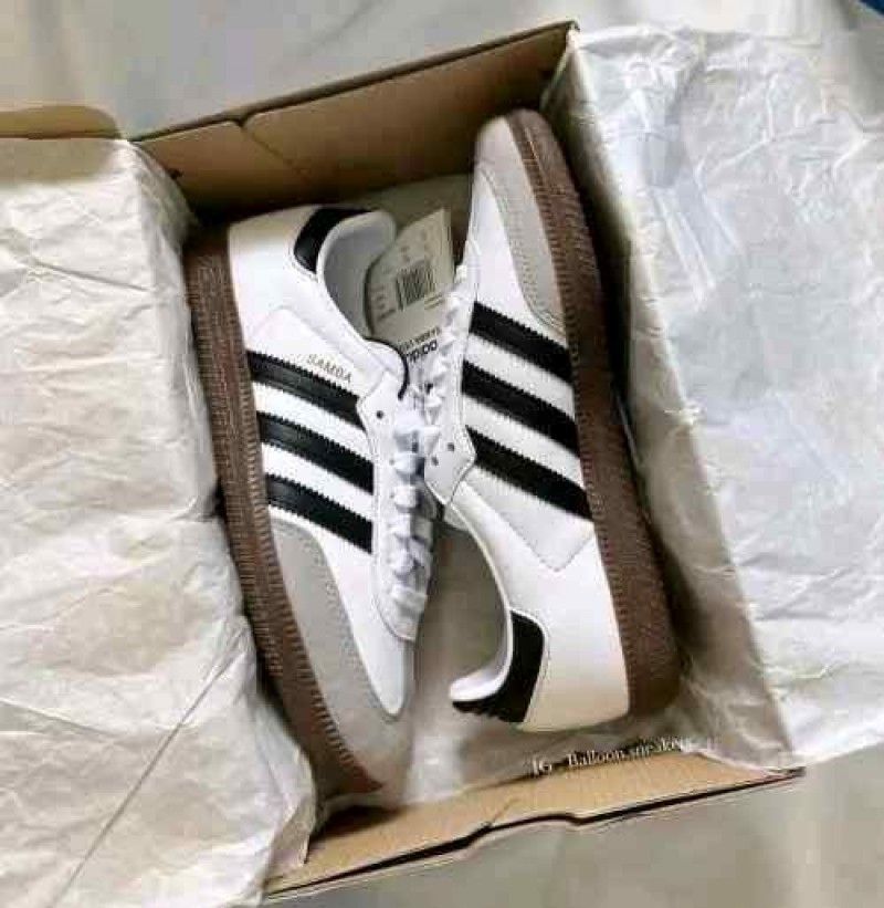 adidaass samba white black fix