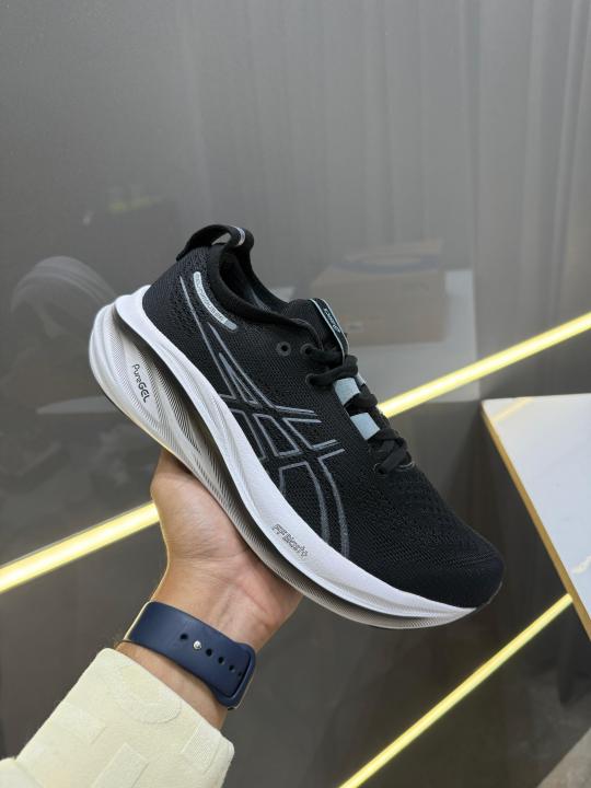 Asiccs Gel Nimbus 26 BlackGraphite Grey Fix
