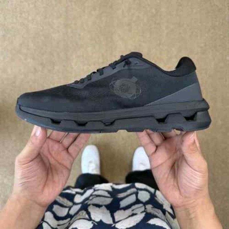 On Running x Kith Cloudzone Triple Black