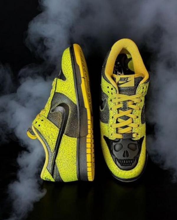 NIK_E DUNK LOW QS HALLOWEEN SKULL FIX