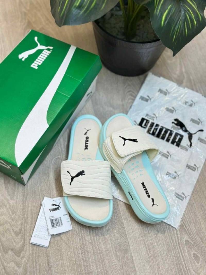 PummA Nitrocat V Adjust Comfort Premium Black Slides