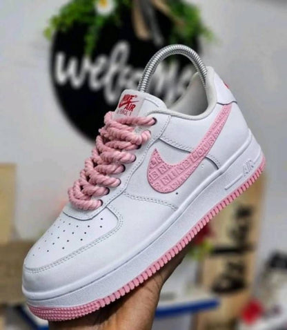 Nik airforce 1 valentine white pink for her 2025