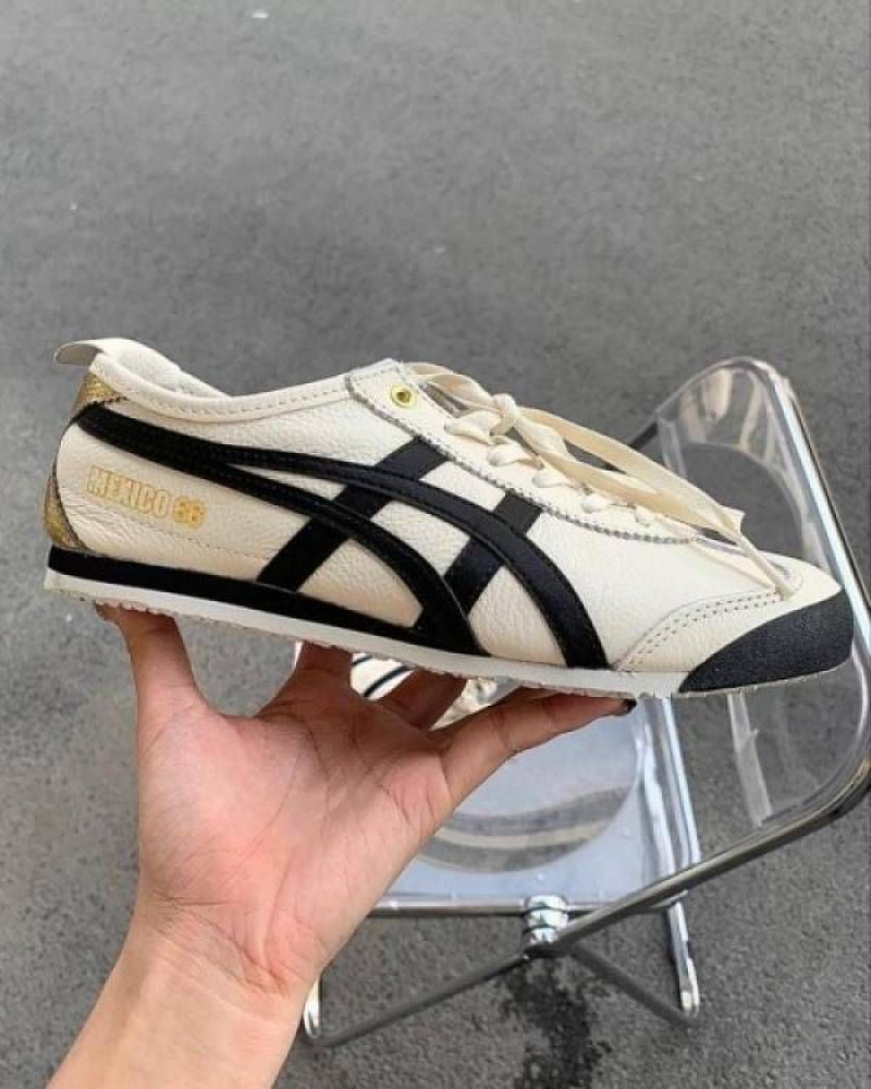 ONITSUKKA TIGER MEXICO 66 cream BLACK GOLD